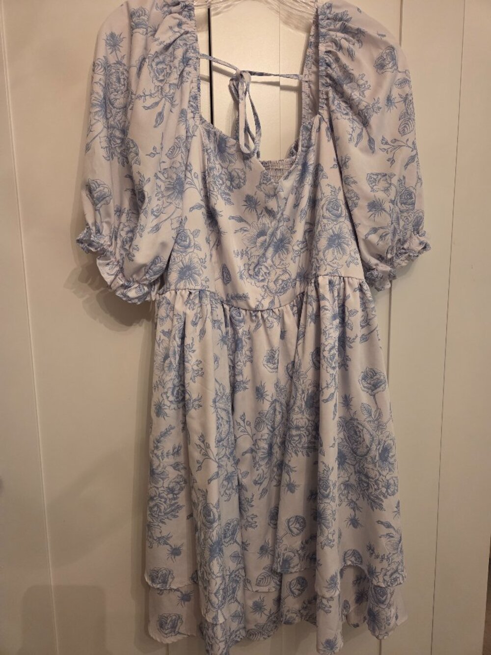 SHEIN Blue Floral Dress | 2XL